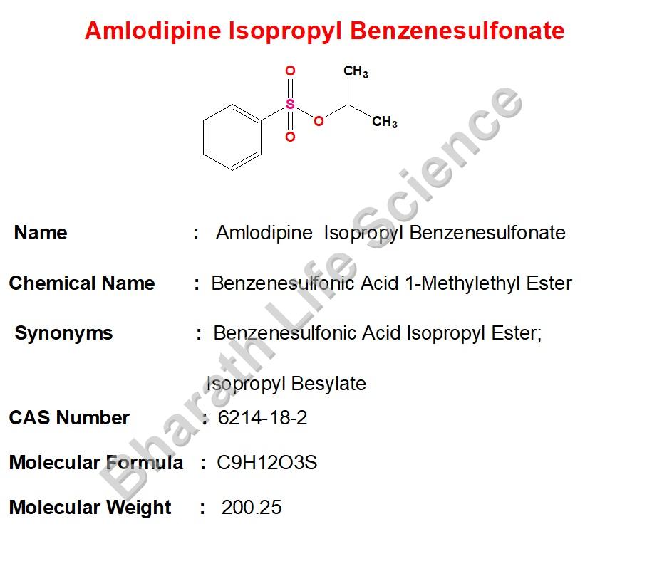 Amlodipine Isopropyl Benzenesulfonate
